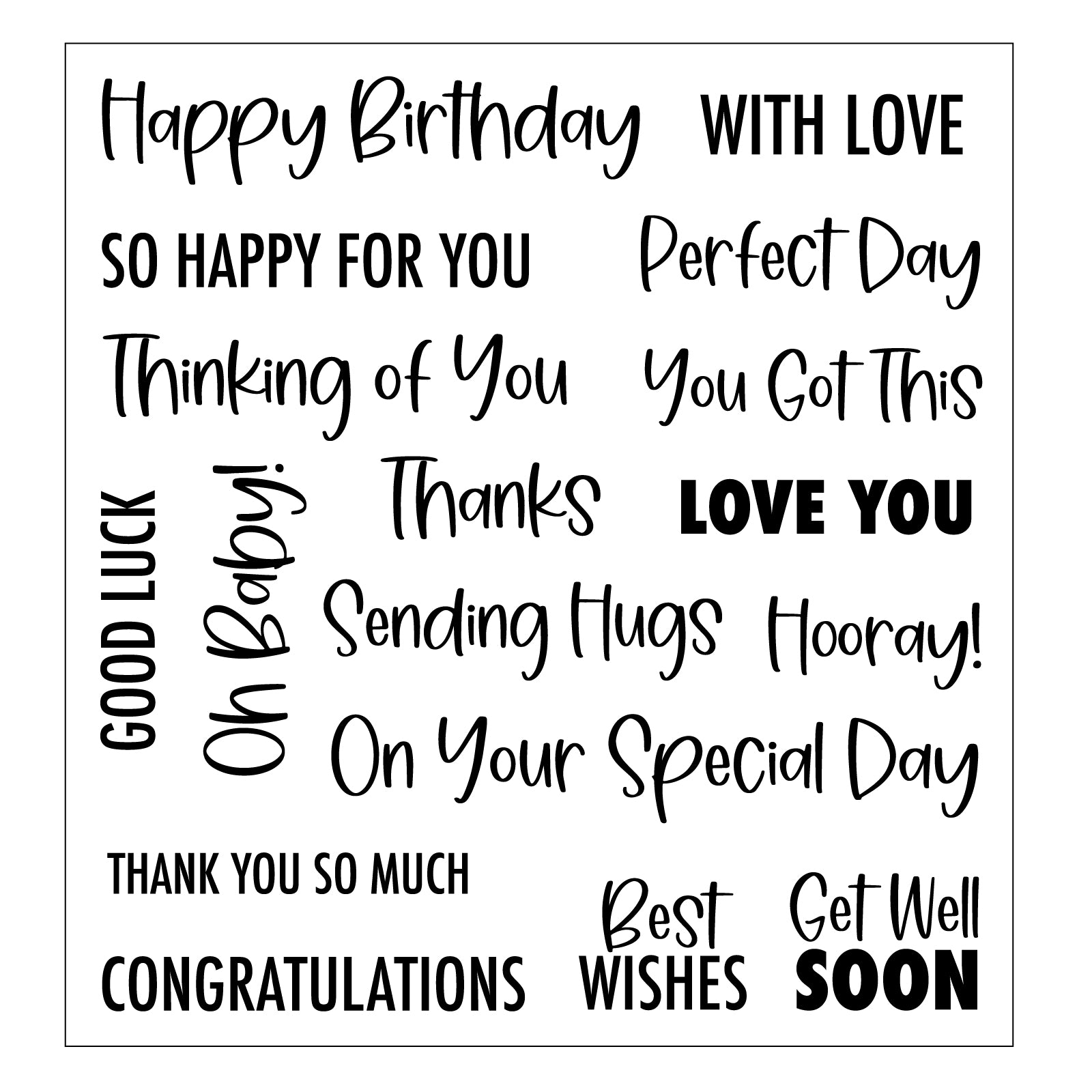 sizzix-clear-stamps-essential-sentiments-stempelset-17er image 4