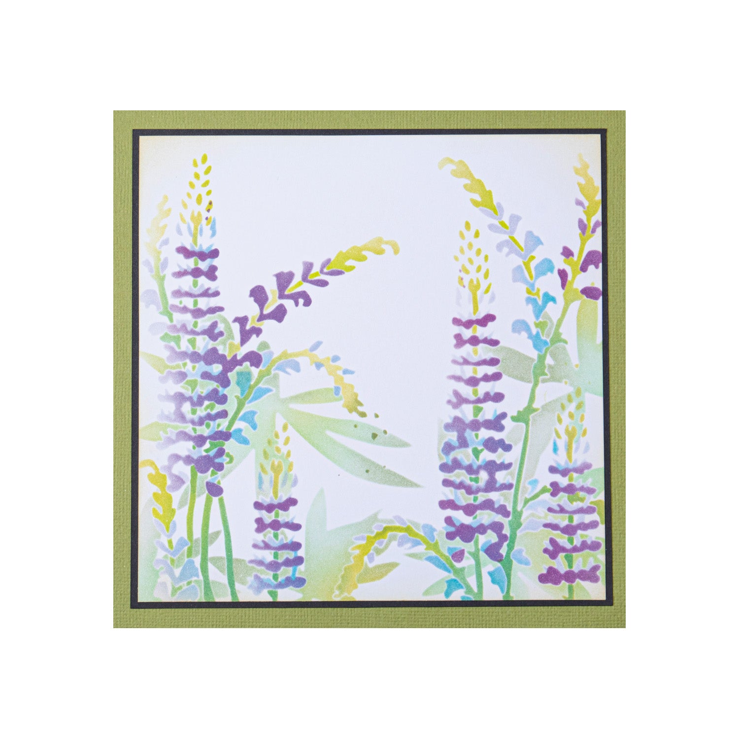 sizzix-layered-stencils-wildflower-border-schablone-4-tlg image 1