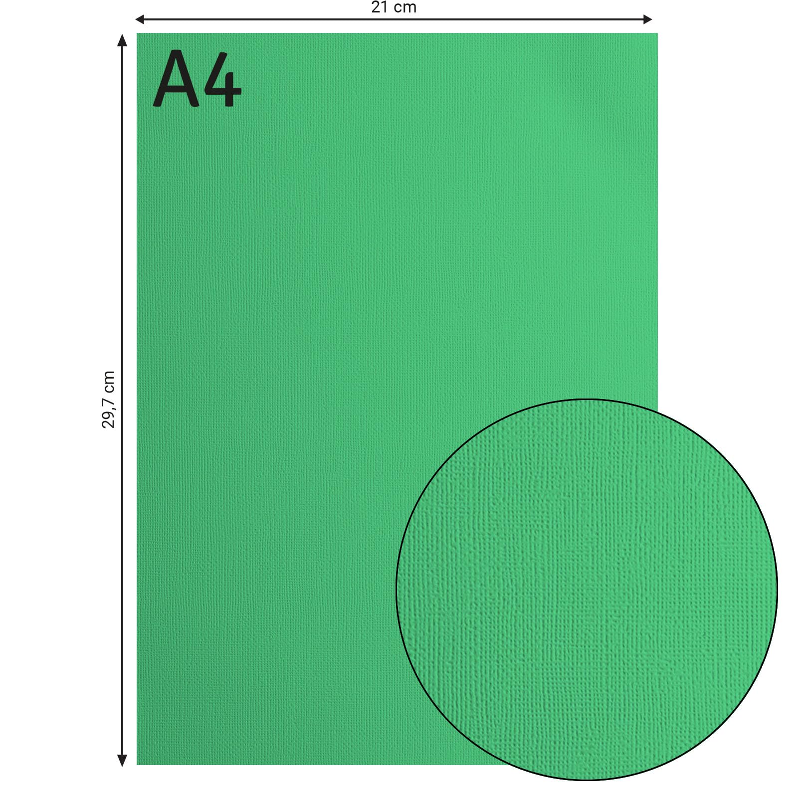 vaessen-creative-florence-tonkarton-a4-emerald-25-blatt-216-g-texturiert image 3