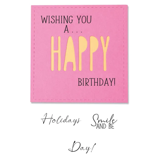 sizzix-framelits-birthday-window-stanzschablonen-mit-stempel-5-tlg image 1