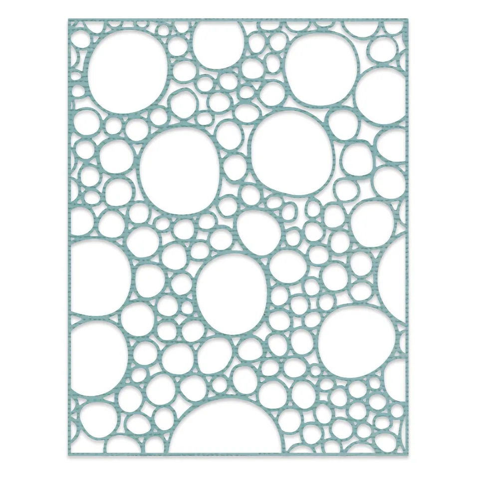 sizzix-thinlits-bubbling-tim-holtz-stanzschablone-hintergrund image 1