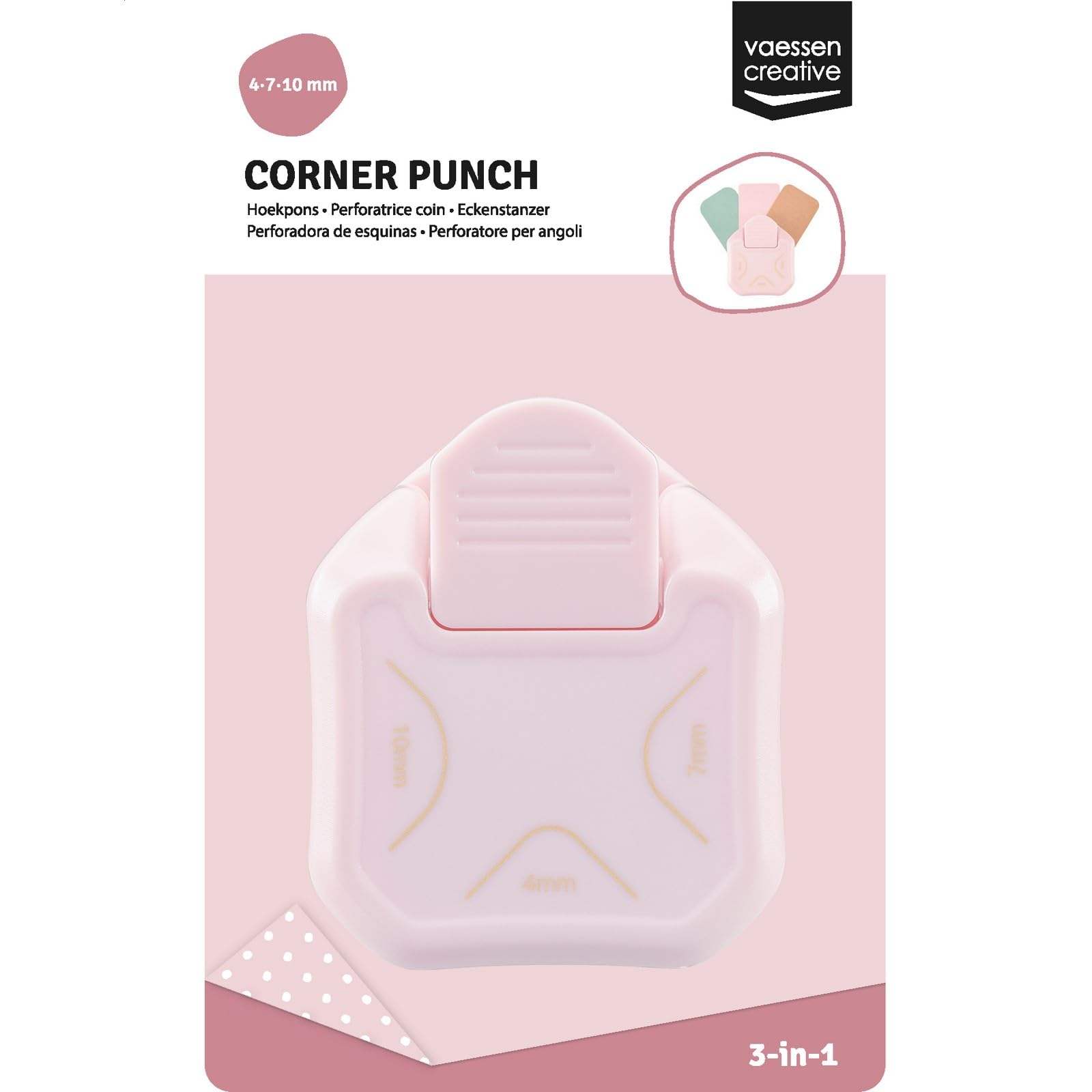 vaessen-creative-cut-easy-eckenstanzer-3-in-1-rosa-4-7-10mm image 4