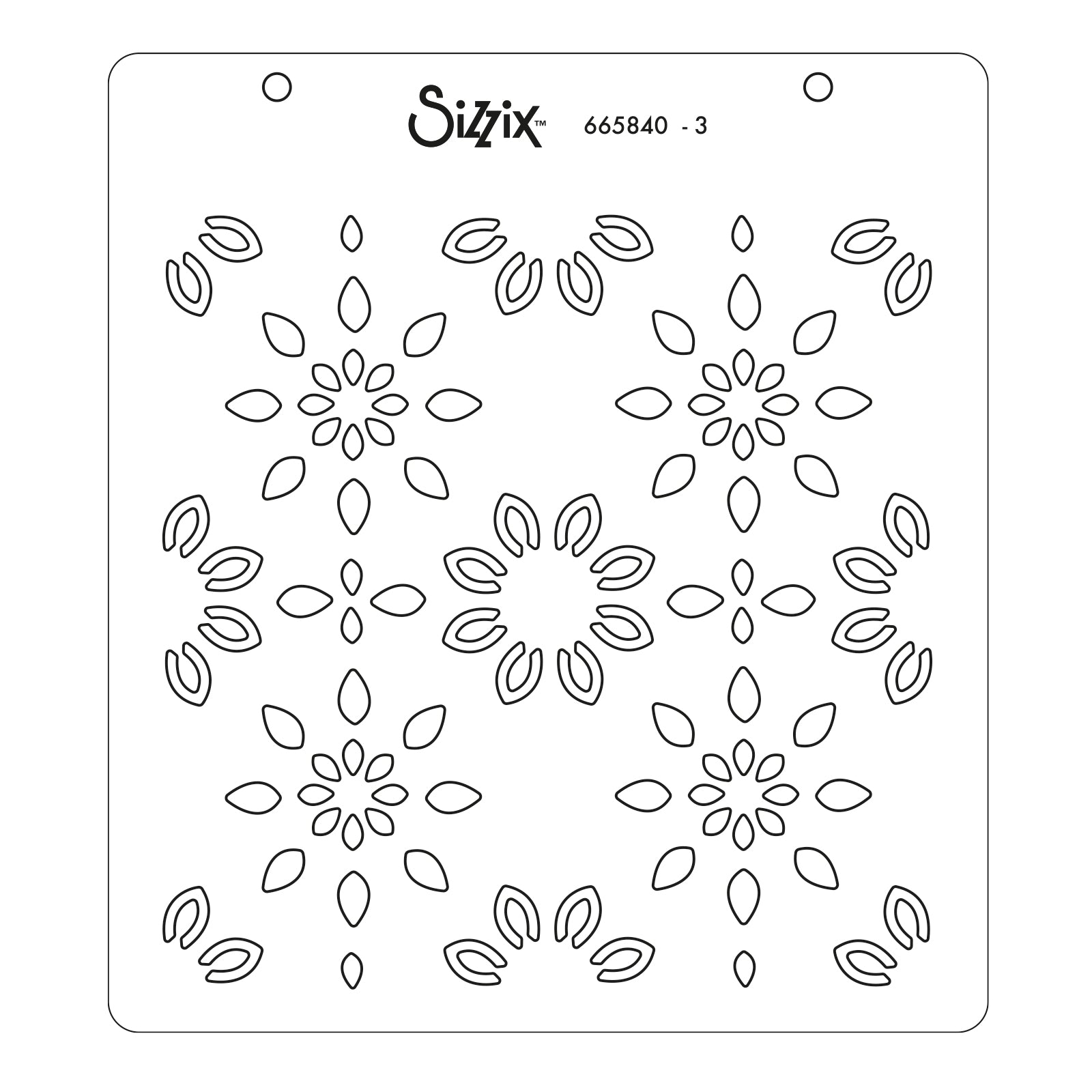sizzix-layered-stencils-geo-background-schablonen-4-tlg image 4