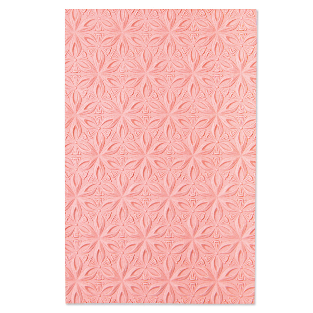 sizzix-3-d-embossing-folder-geometric-flowers-blumen-pr-gefolder image 1