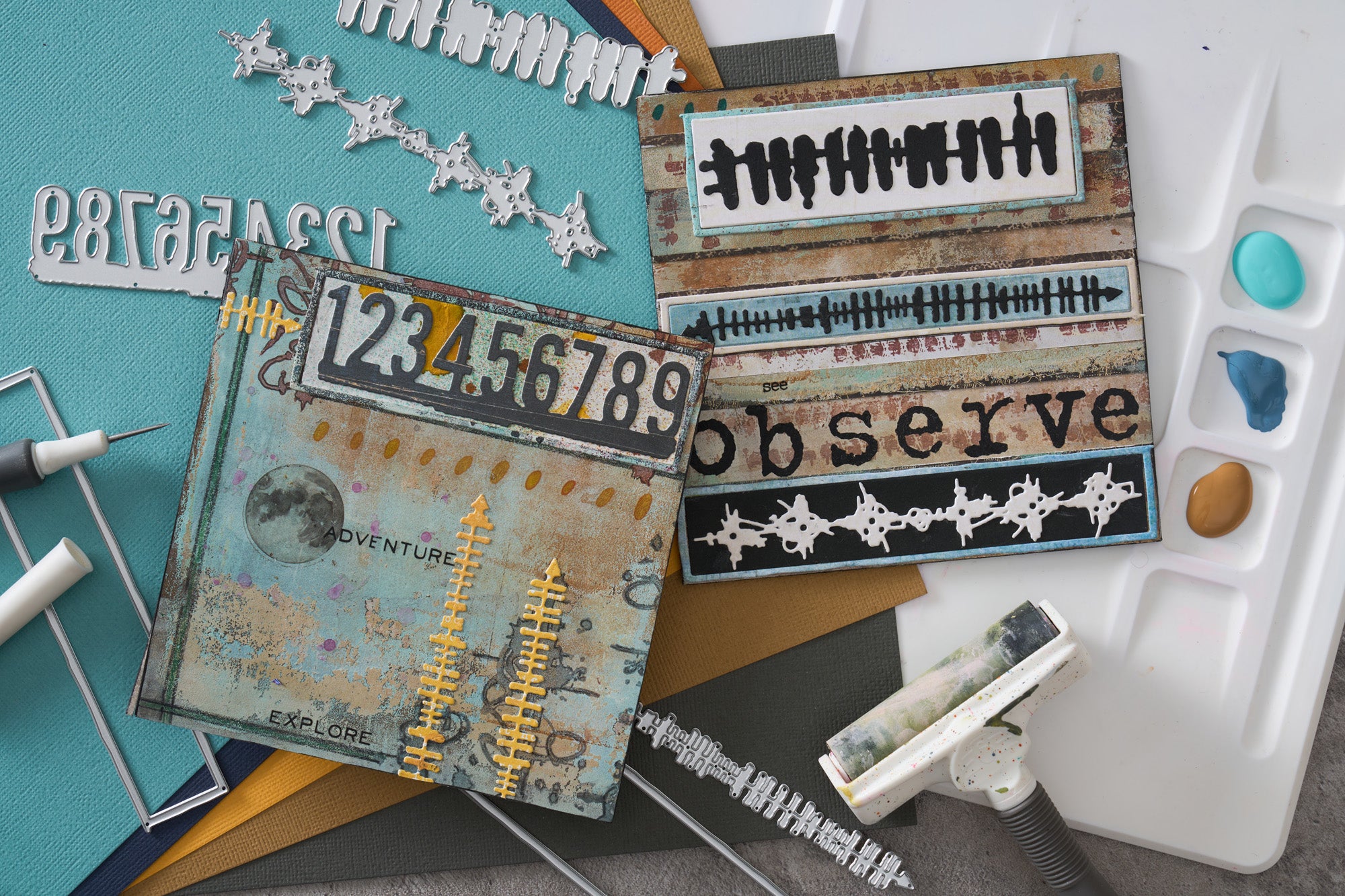 sizzix-thinlits-borderlines-seth-apter-stanzschablonen-7tlg image 3