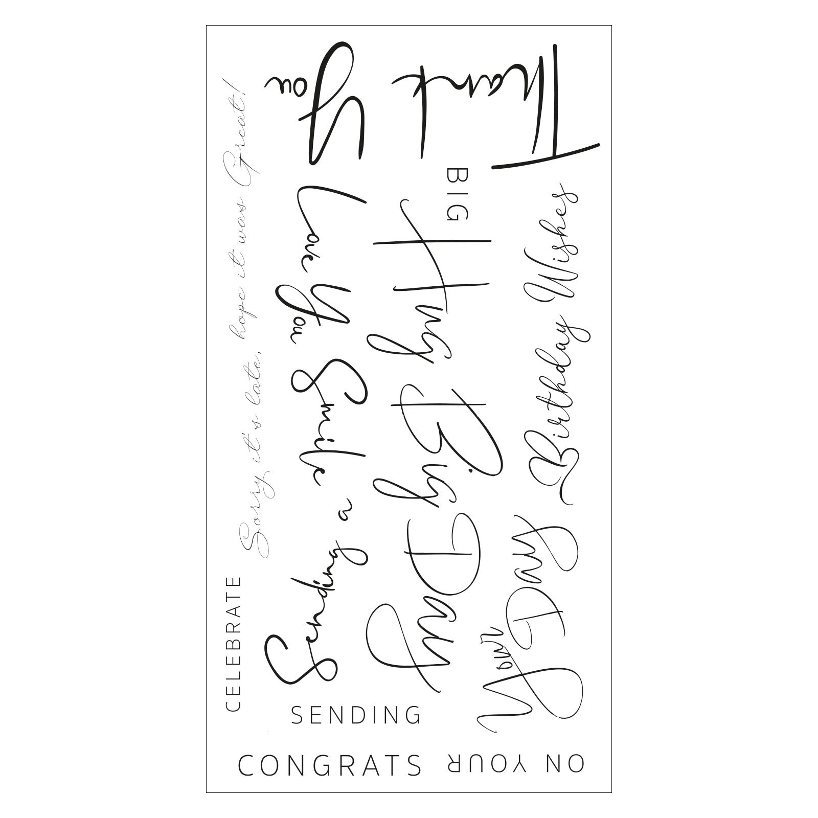 sizzix-clear-stamps-daily-sentiments-2-14tlg-lisa-jones image 2