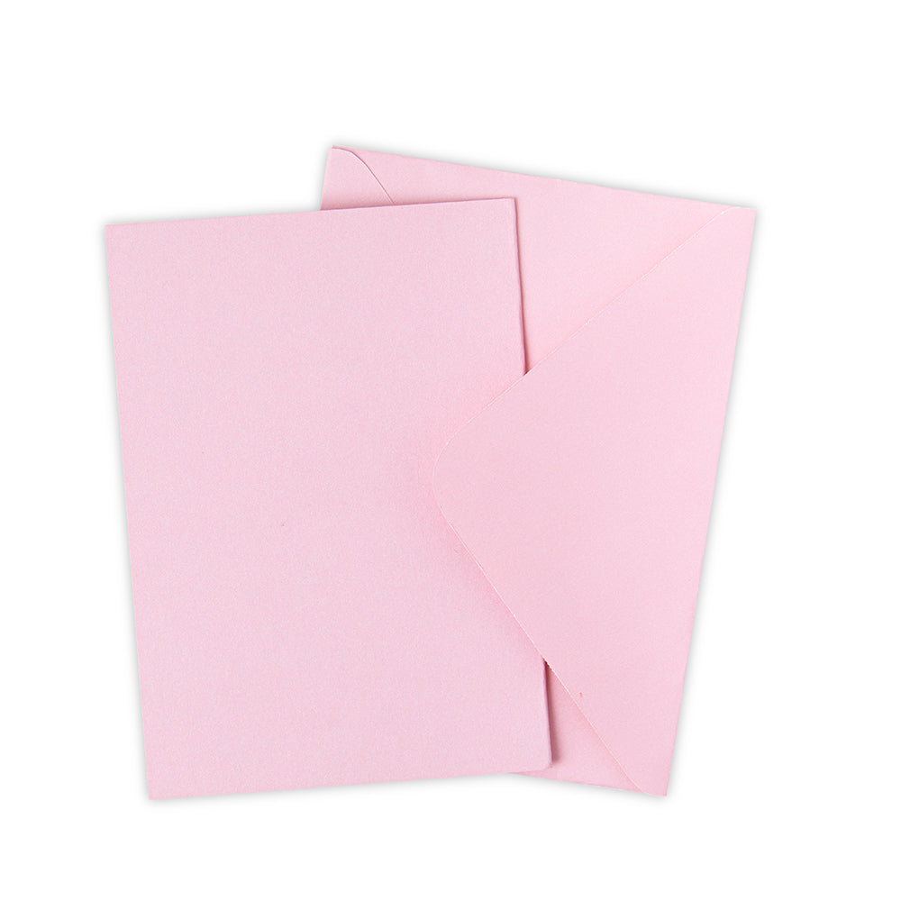 sizzix-surfacez-ballet-slipper-karten-a6-10er-rosa-umschl-ge image 1