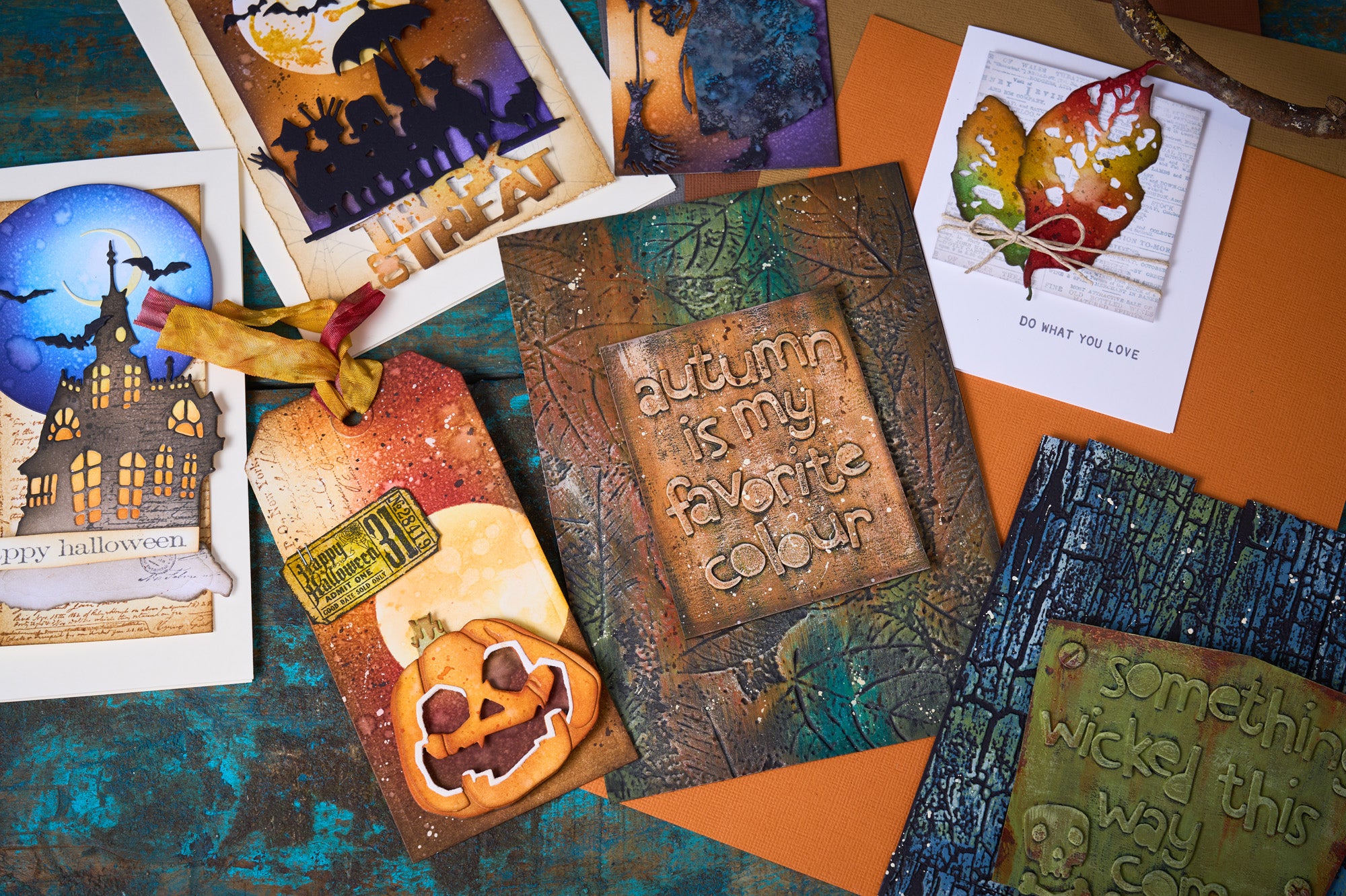 sizzix-thinlits-haunted-house-stanzschablonen-3tlg-halloween image 4