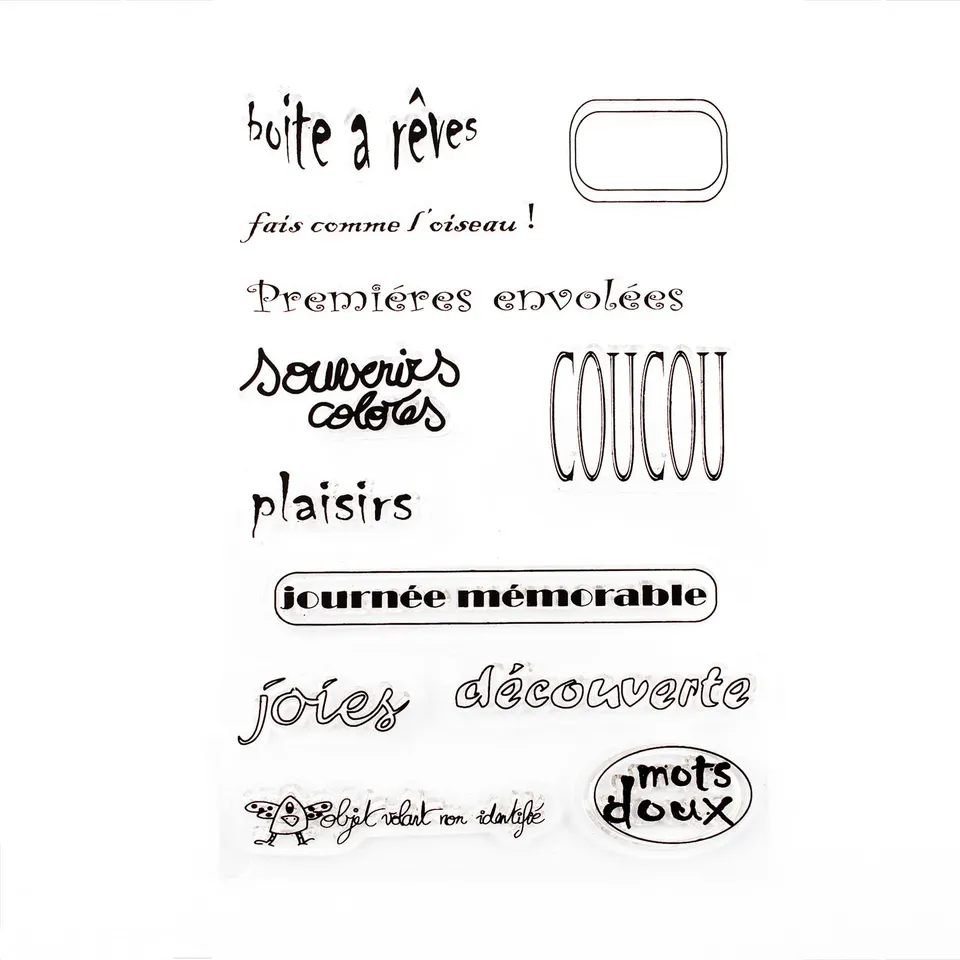 vaessen-creative-cut-easy-dreams-transparenter-stempel-schwarz image 1