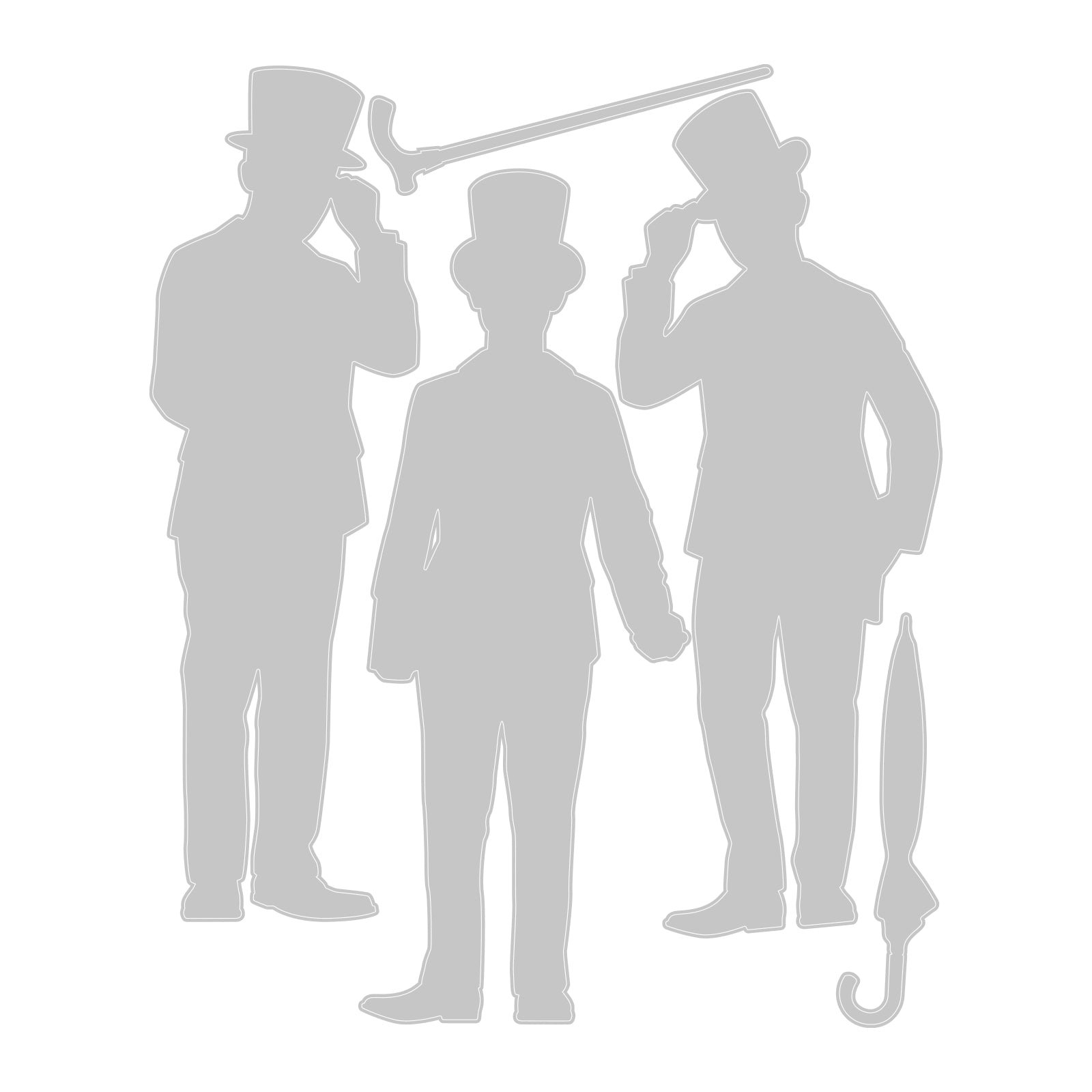 sizzix-thinlits-gentlemen-stanzschablonen-5-tlg-herrenfiguren image 2