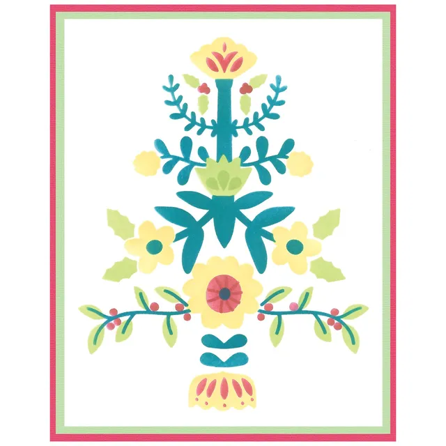 sizzix-folk-tree-layered-stencils-a6-schablonen-4-teilig image 1