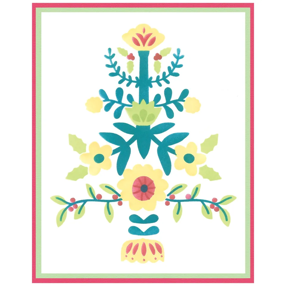 sizzix-folk-tree-layered-stencils-a6-schablonen-4-teilig image 1