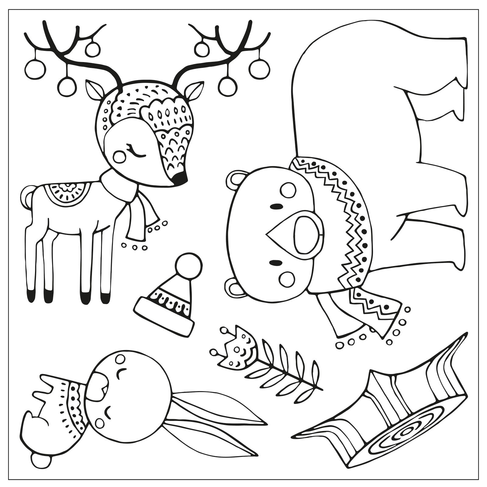 sizzix-framelits-folk-christmas-stanz-stempel-rentier-hase image 3