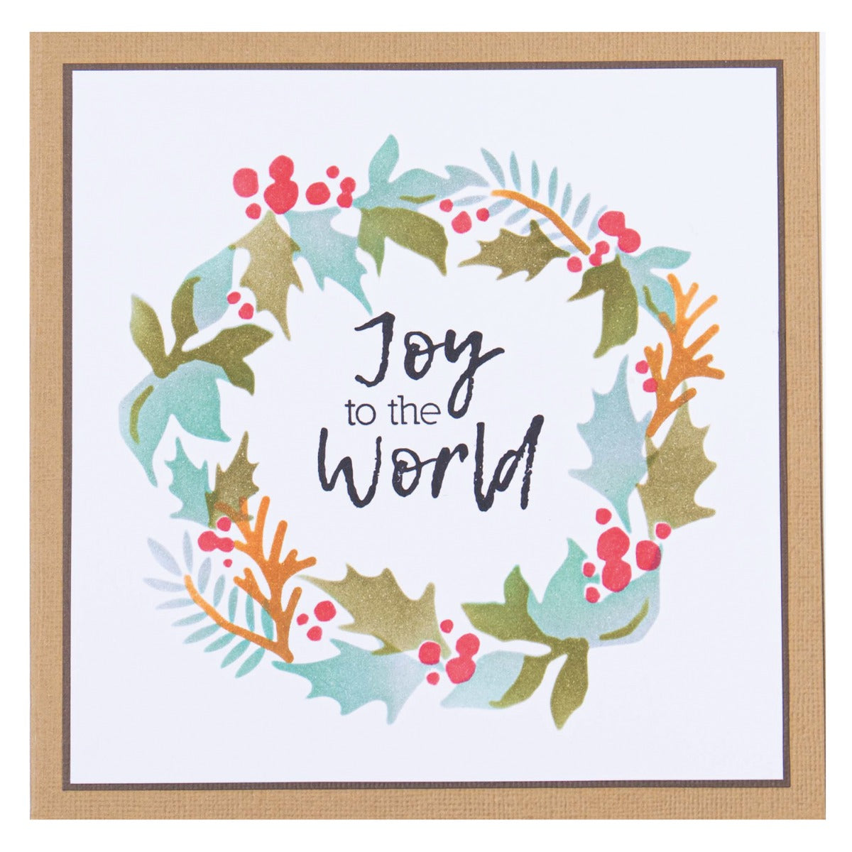sizzix-layered-stencils-schablonen-set-holly-wreath-4-tlg image 1