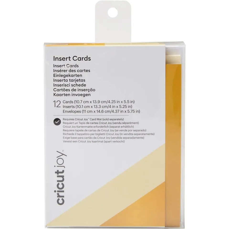 cricut-joy-einlegekarten-creme-gunmetal-a2-12-karten image 1