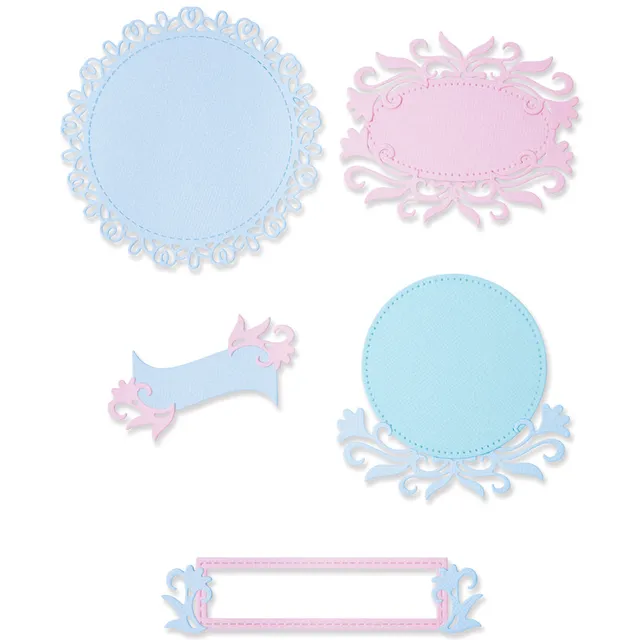 sizzix-thinlits-flourish-frames-stanzschablonen-8er-vintage-rahmen image 1