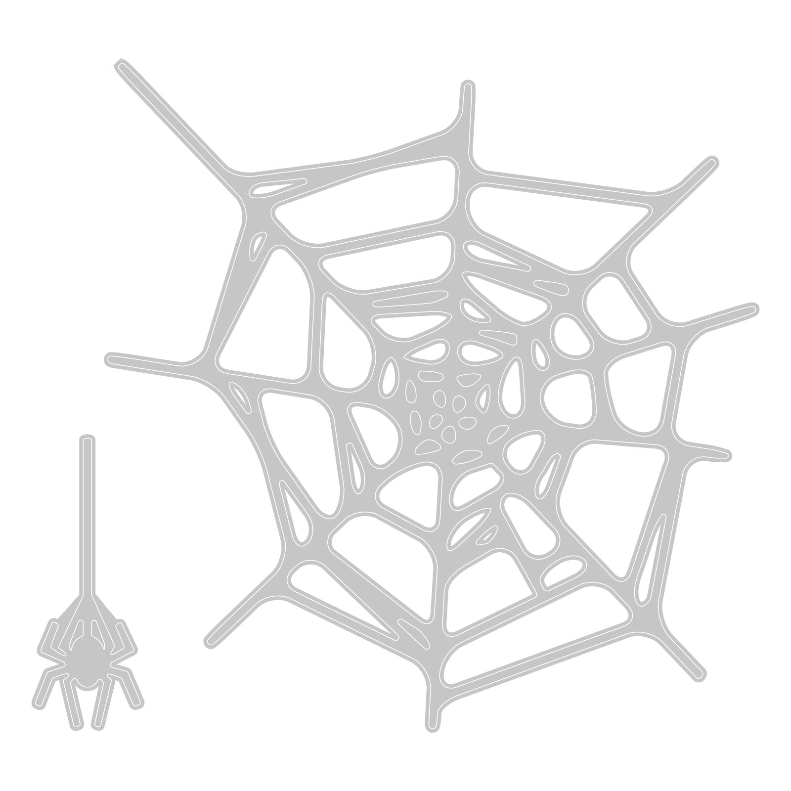 sizzix-thinlits-spider-web-stanzschablonen-2tlg-halloween image 2