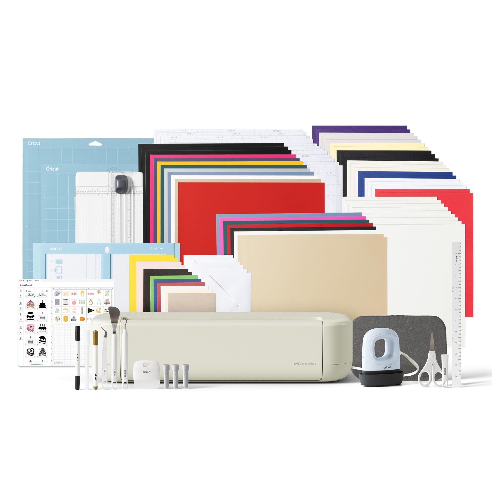 cricut-explore-5-ultimate-bundle-schneidemaschine-taupe image 1