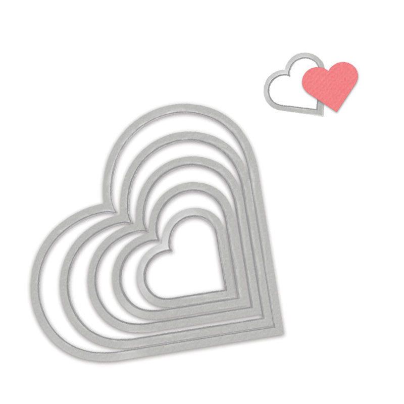 sizzix-framelits-hearts-stanzschablonen-6er-herzen-set image 2