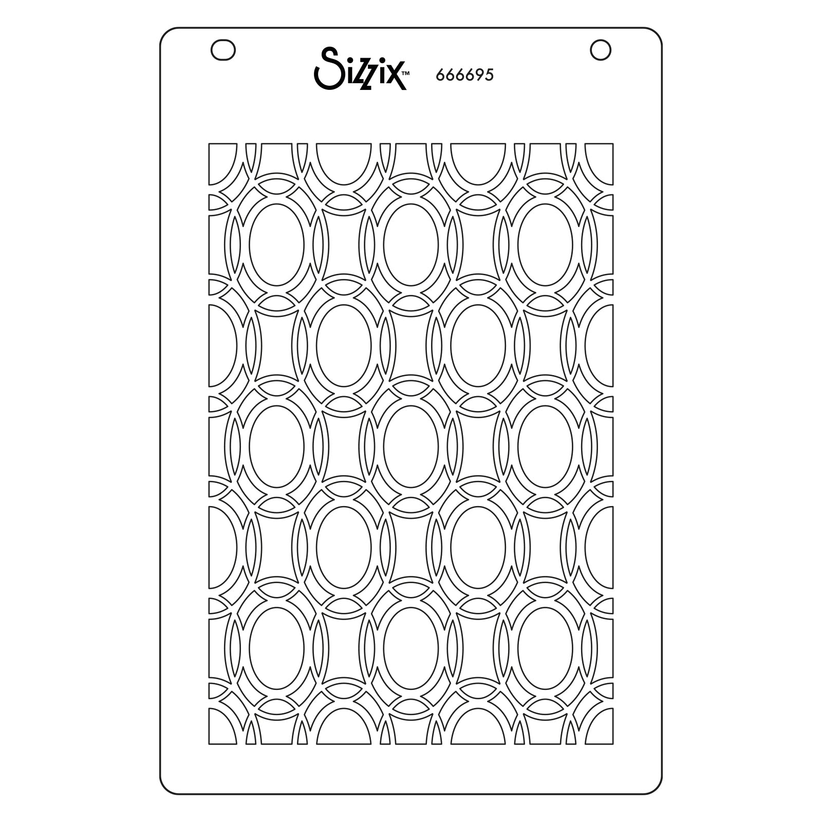 sizzix-a6-stencil-cosmopolitan-golden-rings-2-schablone image 2
