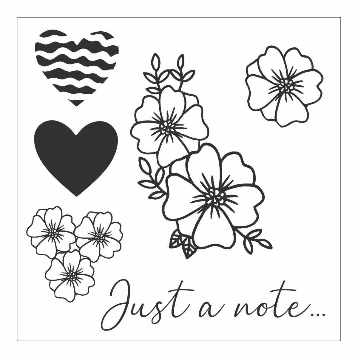 sizzix-framelits-floral-hello-stanzschablonen-stempelset-blumen-8-6 image 3
